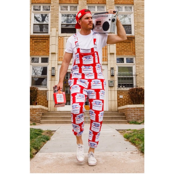 Shinesty Budweiser beer me the remote overalls nwot SZ XL sold out online - Picture 1 of 7